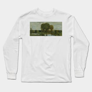 Along the Erie Canal by Arthur Bowen Davies Long Sleeve T-Shirt